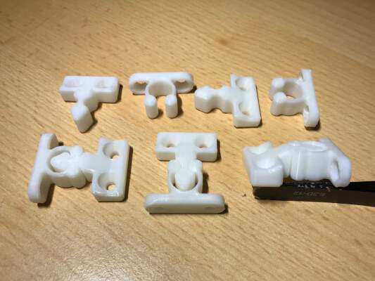 Door Retaining Catch (Remix) optimized for 50 size print | 3d print model