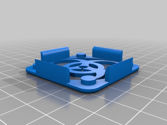 40 mm Fan Cover Biohazard edition | 3d print model