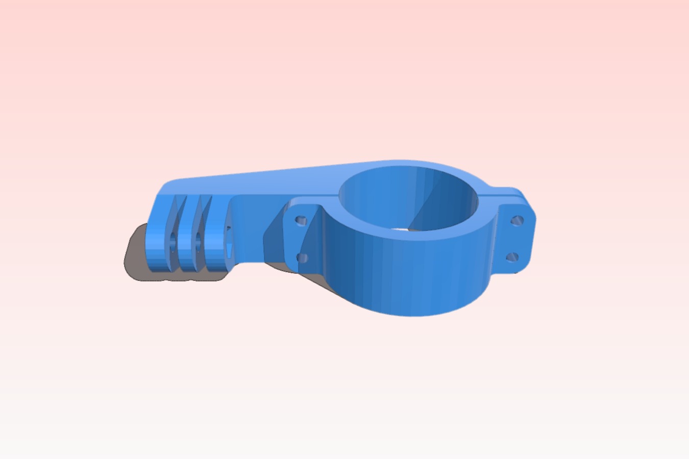 Gopro bike frame mount