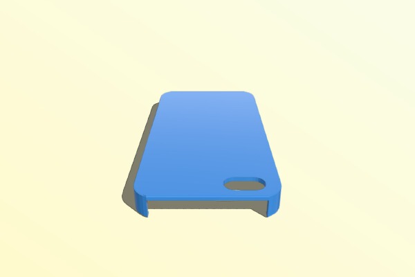 Blank iPhone 5 Case | 3d print model