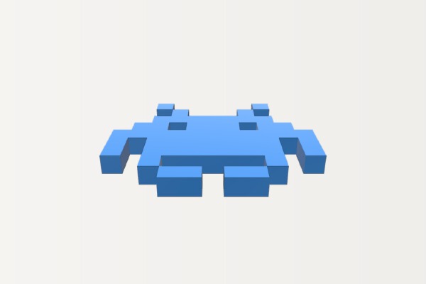 Space Invader | 3d print model