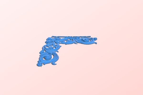 Pattern in the corner | 3d print model