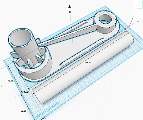 Humongous Gragger - (ratchet noise maker Thingy ) | 3d print model