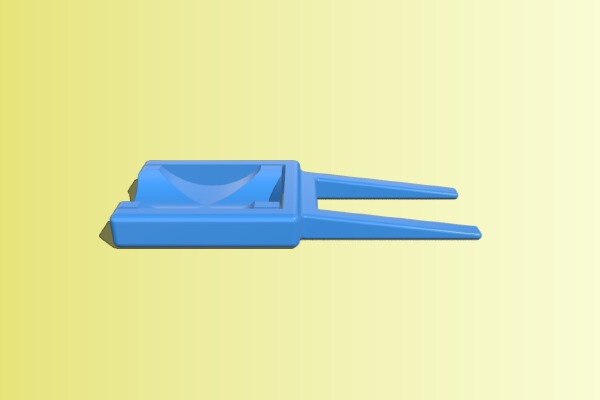 Golfer's cigar holder + club stand | 3d print model