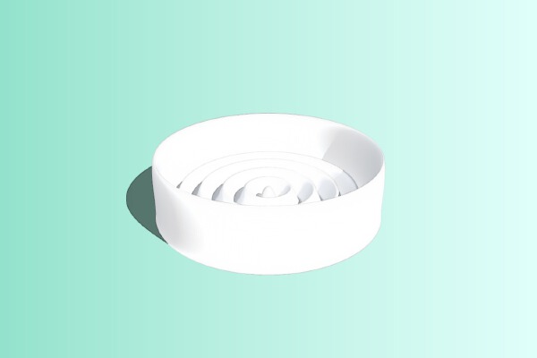Dog bowl anti-glutton | 3d print model