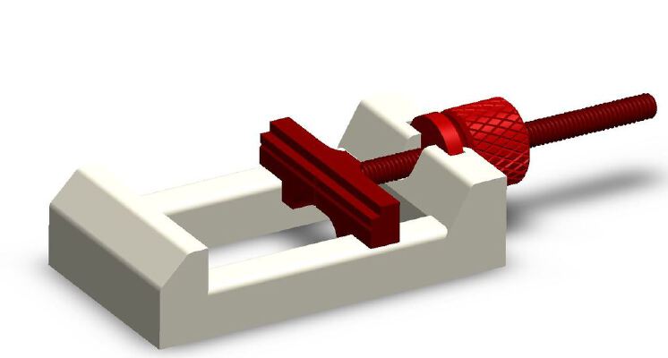 Vise with simple assembly | 3d print model