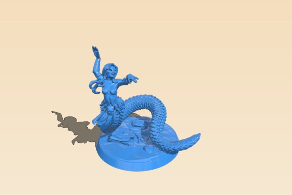 Female Naga Dancer | 3d print model