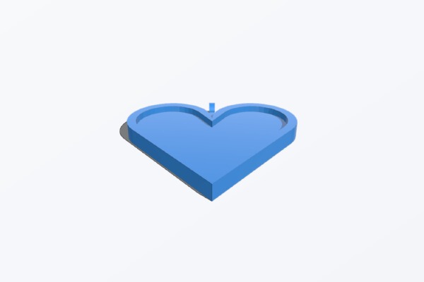Heart Pendant | 3d print model