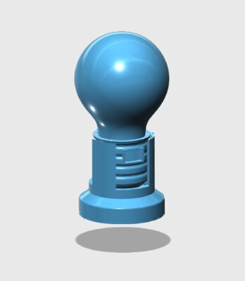 LED Light Bulb Stand (Series of 3-3) | 3d print model