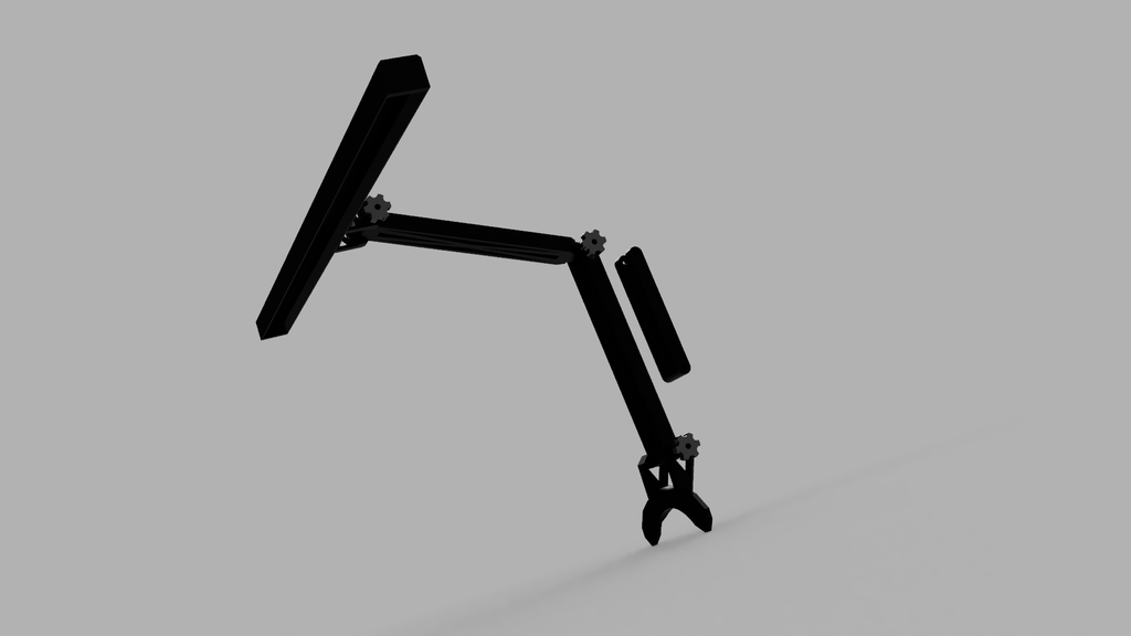 Vesa-mounted Desk Lamp (fits 27" Monitor)