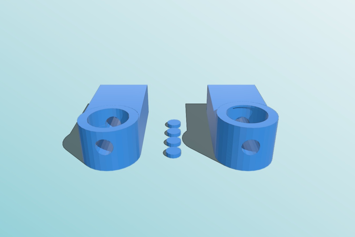LED bar wall brackets