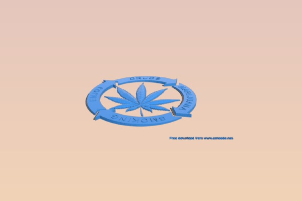 Marijuana leaf | 3d print model