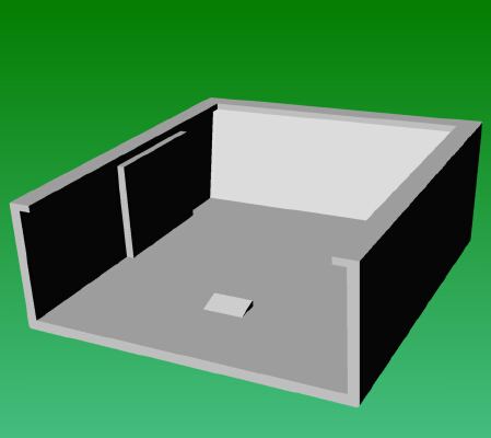 Coax Dual Wall box outlet | 3d print model