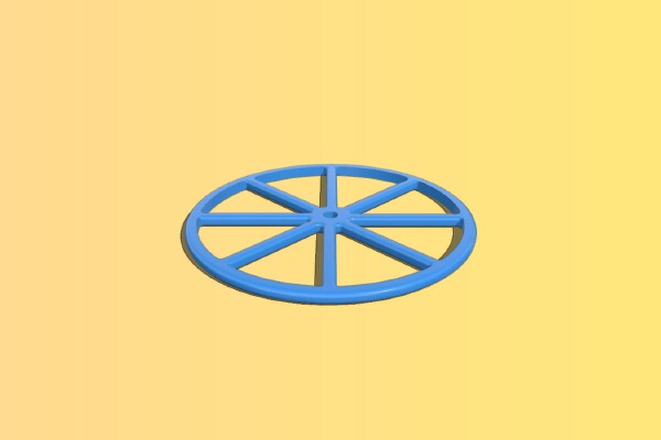 RC Plane Wheel (Demoiselle) | 3d print model