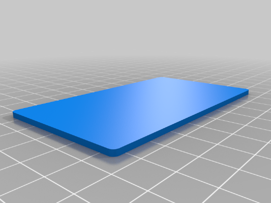 Bix card | 3d print model