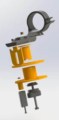 Universal speargun reel | 3d print model