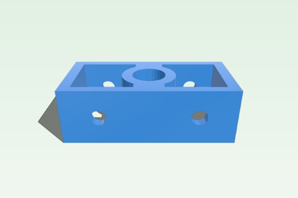 More complex between frame Y-rod mounts for MendelMax | 3d print model