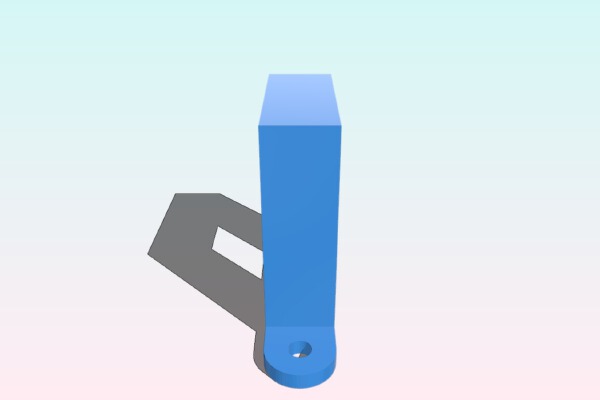 littleBits-battery holder-with M3screw hole | 3d print model