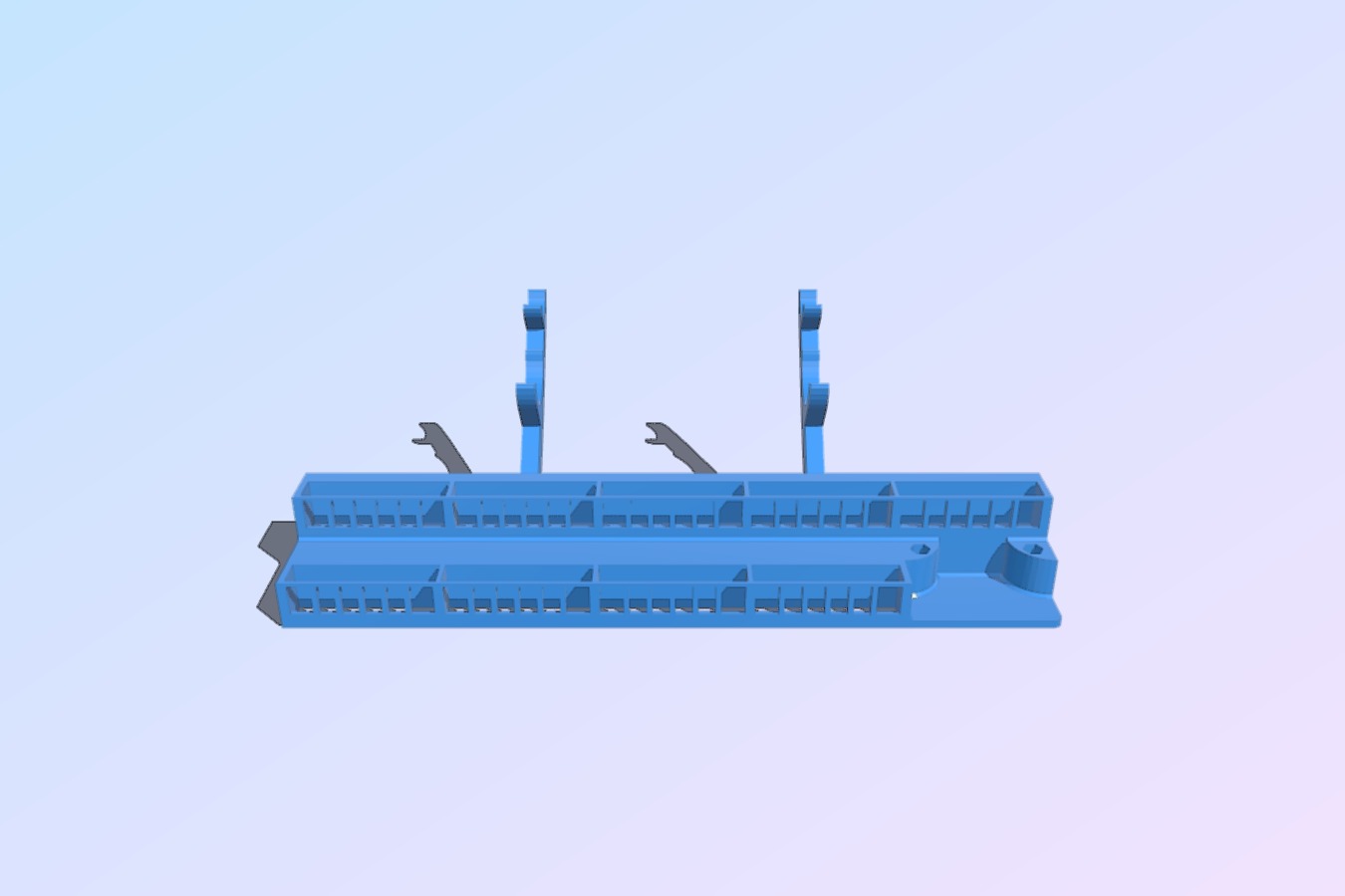 Screwdriver set desk holder
