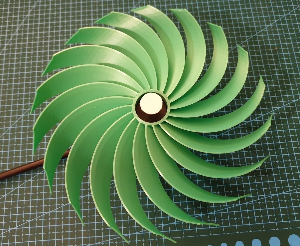 pinwheel for 608 bearing