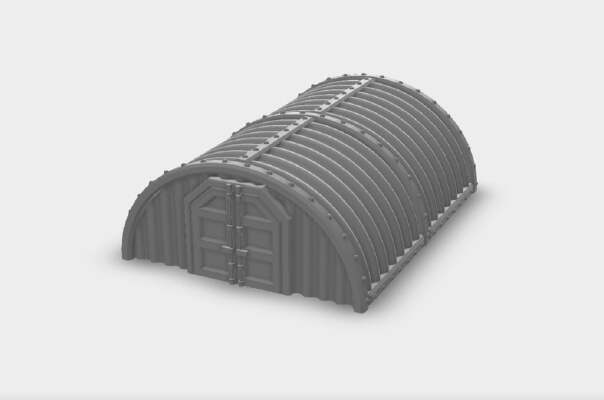 Wargaming Compatible - Terrain - Barrack (28mm) | 3d print model