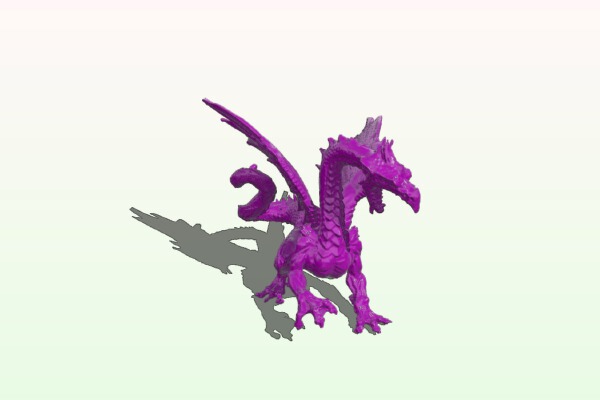 ice dragon (repaired) | 3d print model
