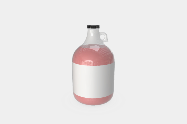 Glass Alcohol Bottle Mockup