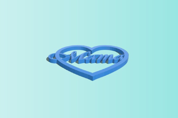 Mothersday Heart | 3d print model