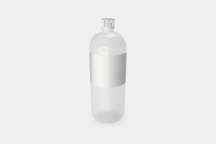 Large Water Bottle Mockup
