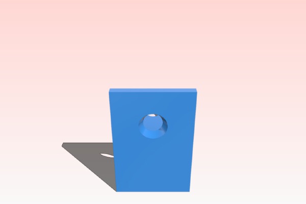 Customizable angle L bracket | 3d print model
