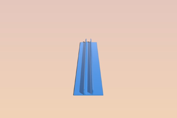 2020 slot 6 wide cover | 3d print model
