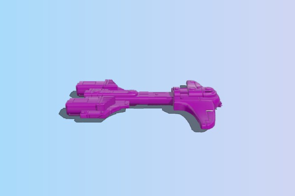 Battlefleet Gothic - Tau Merchant Fleet Messenger | 3d print model
