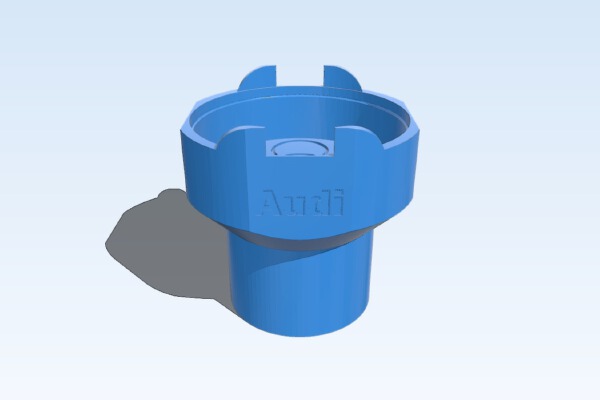 Audi A6 coffee cup holder | 3d print model