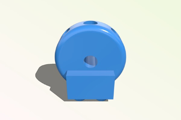Tinkertoy to Duplo (uck-07f00m) | 3d print model