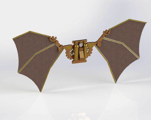 SteamPunk Batwings | 3d print model