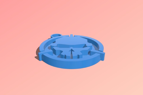 Rotor Riot Keychain | 3d print model