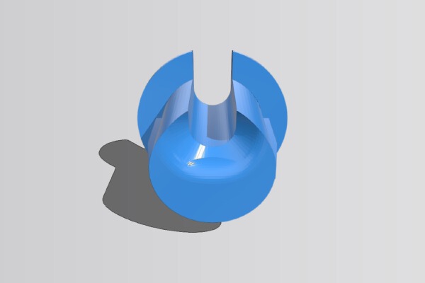 16 mm cable hole cover | 3d print model