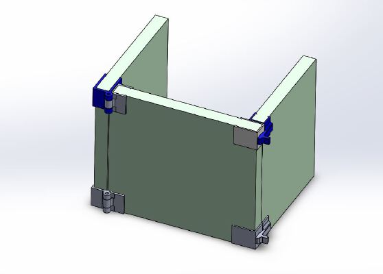 20mm Foam Box Hinges | 3d print model