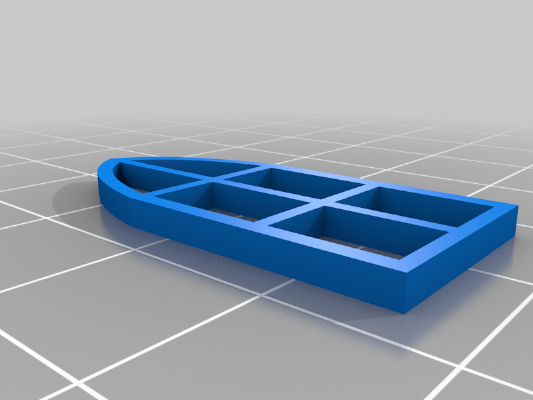  windows for terain buildings | 3d print model