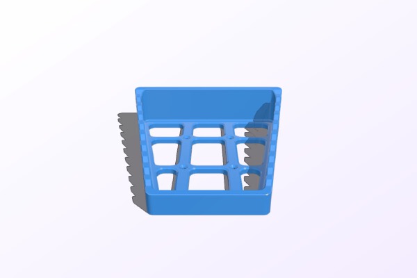 Wrench organizer wall mount 10pc | 3d print model