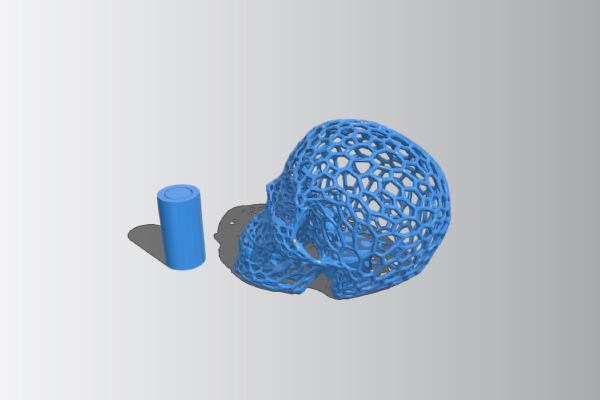 Skull (Voronoi style) Extruder spinner | 3d print model