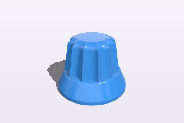 Makerfarm i3v control knob | 3d print model