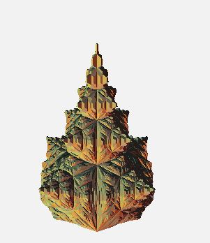 Subdivision Fractal Thing - OpenSCAD