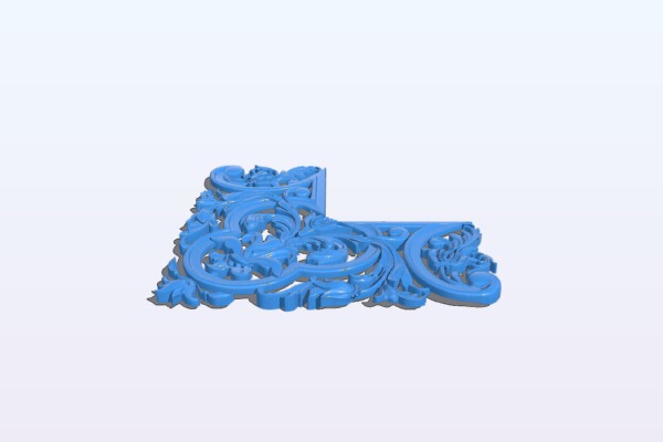 Pattern in the corner | 3d print model