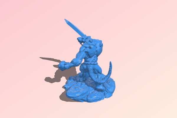 Mouse warrior | 3d print model