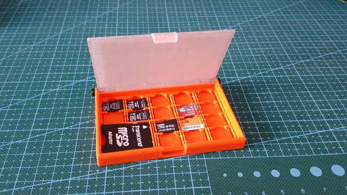 MicroSD Card Box | 3d print model