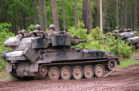  FV107 Scimitar armoured reconnaissance vehicle