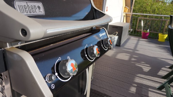 BBQ-Gas Grill Controller for Weber Spirit Series | 3d print model
