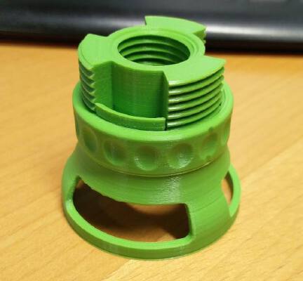 Height adjustable router support for rotary tool | 3d print model