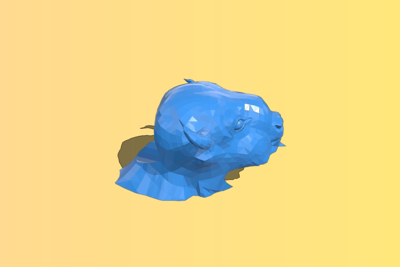 Buffalo Head Neckerchief Slide